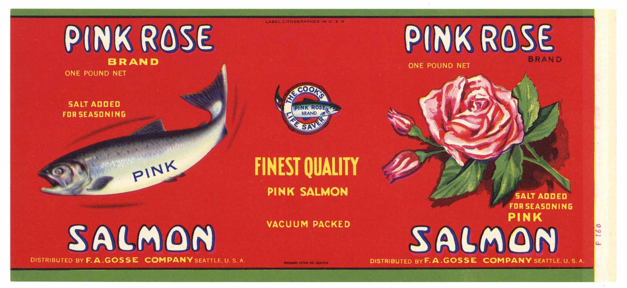 Pink Rose Brand Vintage Seattle ...